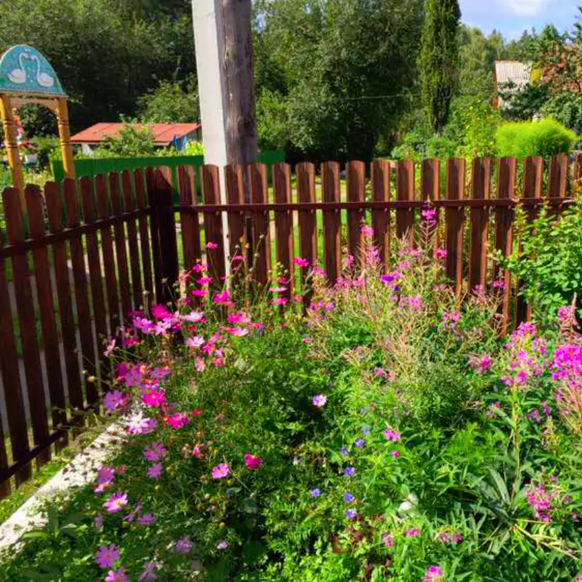 Фото 4 Штакетник фигурный Темный Каштан 3D Принтек двусторонний