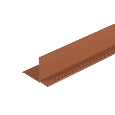 Фасадный внутренний угол Дёке Каштановый 3,05м. (30 шт. в упак.) фото Центр Металлокровли