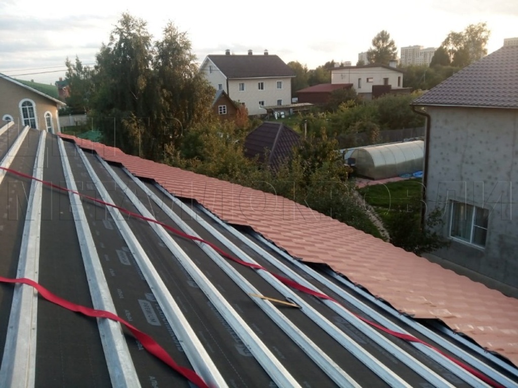 Металлочерепица Геркулес 8004 терракотовый Стальной Бархат от Центра Металлокровли в Таразе