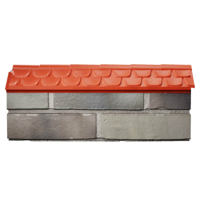 Парапет Elbrus Красный на 0.5 кирпича 130мм фото 2