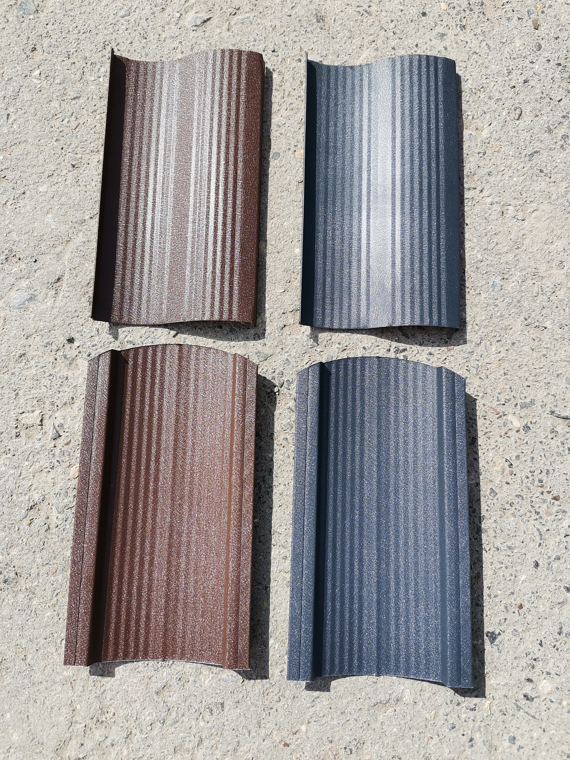 Металлопрофиль двусторонний под Стальной Бархат в Таразе